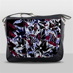 Decorative Abstract Floral Desing Messenger Bags