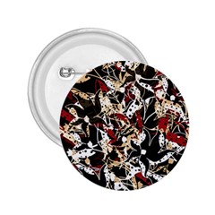 Abstract Floral Design 2 25  Buttons by Valentinaart