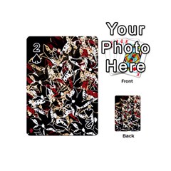 Abstract Floral Design Playing Cards 54 (mini) 