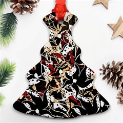 Abstract Floral Design Ornament (christmas Tree)