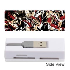 Abstract Floral Design Memory Card Reader (stick)  by Valentinaart