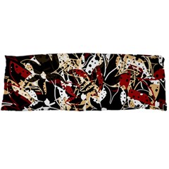 Abstract Floral Design Body Pillow Case Dakimakura (two Sides) by Valentinaart