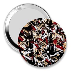 Abstract Floral Design 3  Handbag Mirrors