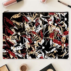 Abstract Floral Design Cosmetic Bag (xxxl) 