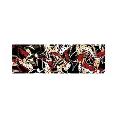 Abstract Floral Design Satin Scarf (oblong) by Valentinaart