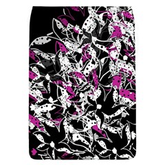 Purple Abstract Flowers Flap Covers (l) 