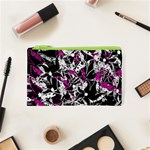 Purple abstract flowers Cosmetic Bag (XS) Front