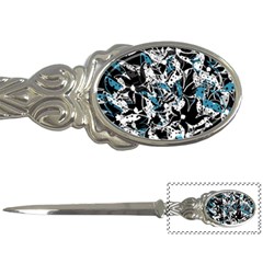 Blue Abstract Flowers Letter Openers