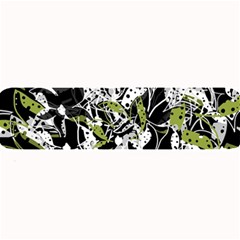 Green Floral Abstraction Large Bar Mats