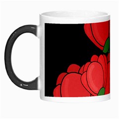 Red Tulips Morph Mugs by Valentinaart