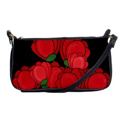 Red Tulips Shoulder Clutch Bags