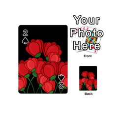 Red Tulips Playing Cards 54 (mini) 