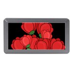 Red tulips Memory Card Reader (Mini) Front