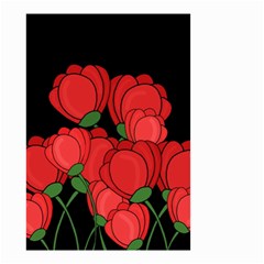 Red Tulips Small Garden Flag (two Sides)