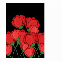 Red Tulips Large Garden Flag (two Sides)