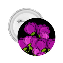 Purple Tulips 2 25  Buttons