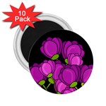 Purple tulips 2.25  Magnets (10 pack)  Front