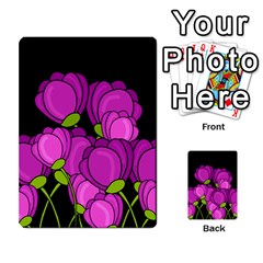 Purple Tulips Multi-purpose Cards (rectangle)  by Valentinaart