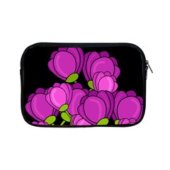 Purple Tulips Apple Ipad Mini Zipper Cases