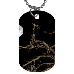 Nature Dark Scene Dog Tag (one Side) by dflcprints