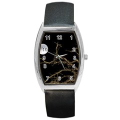 Nature Dark Scene Barrel Style Metal Watch