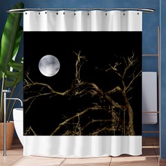 Nature Dark Scene Shower Curtain 60  X 72  (medium) 