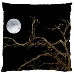 Nature Dark Scene Large Flano Cushion Case (One Side) Front