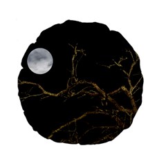 Nature Dark Scene Standard 15  Premium Flano Round Cushions by dflcprints