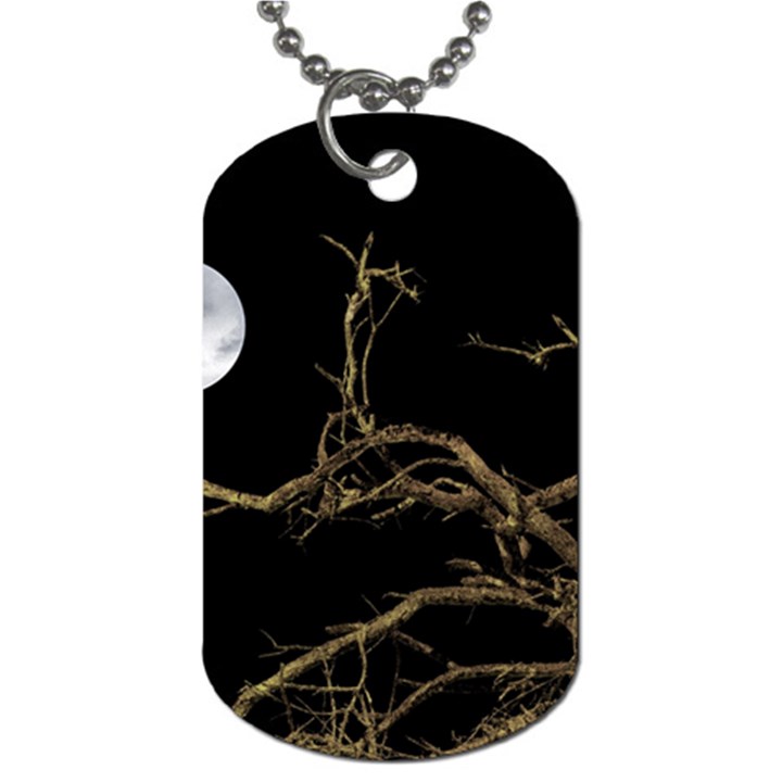 Nature Dark Scene Dog Tag (One Side)