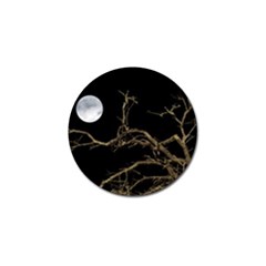 Nature Dark Scene Golf Ball Marker