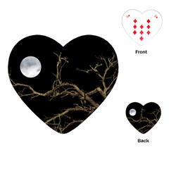 Nature Dark Scene Playing Cards (heart) 