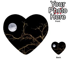 Nature Dark Scene Multi-purpose Cards (heart) 