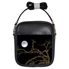 Nature Dark Scene Girls Sling Bags by dflcprints