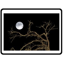 Nature Dark Scene Fleece Blanket (large)  by dflcprints