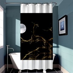 Nature Dark Scene Shower Curtain 36  X 72  (stall) 