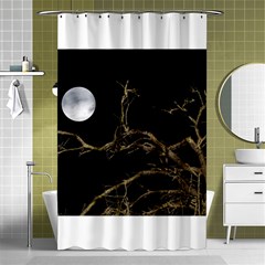 Nature Dark Scene Shower Curtain 48  X 72  (small) 