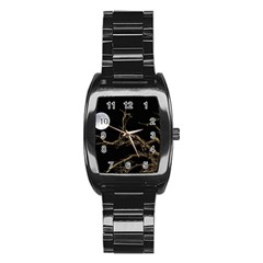 Nature Dark Scene Stainless Steel Barrel Watch by dflcprints