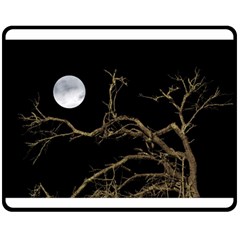 Nature Dark Scene Double Sided Fleece Blanket (medium) 