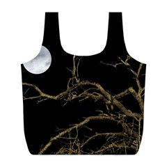 Nature Dark Scene Full Print Recycle Bags (l) 