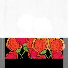 Orange Tulips Rectangular Jigsaw Puzzl