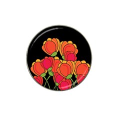 Orange Tulips Hat Clip Ball Marker