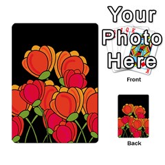 Orange Tulips Multi-purpose Cards (rectangle) 