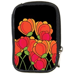 Orange Tulips Compact Camera Cases