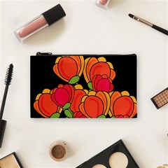 Orange Tulips Cosmetic Bag (small) 