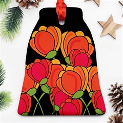 Orange Tulips Ornament (bell) 