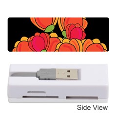 Orange Tulips Memory Card Reader (stick) 