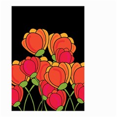 Orange Tulips Small Garden Flag (two Sides)