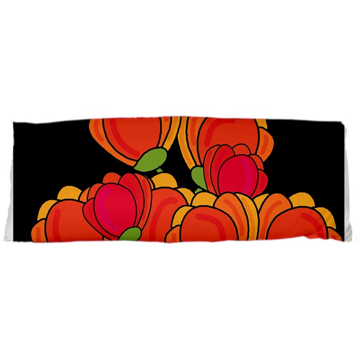 Orange tulips Samsung Galaxy Tab 7  P1000 Hardshell Case 