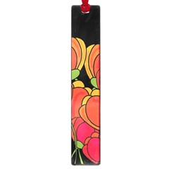 Orange Tulips Large Book Marks by Valentinaart