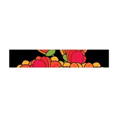 Orange Tulips Flano Scarf (mini)